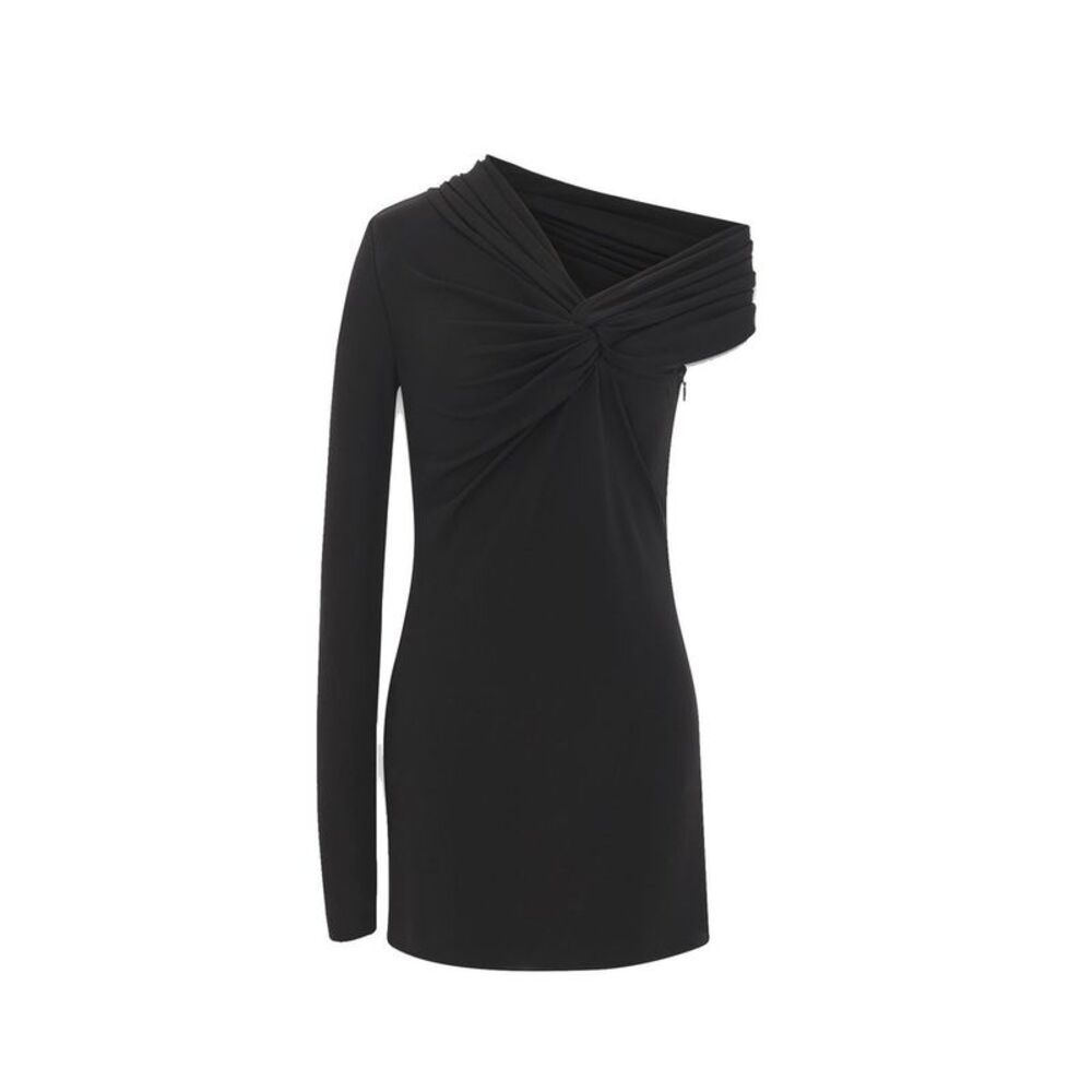 Saint Laurent Black Viscose Casual Women's Dress